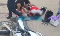 Atropelló a un motociclista y huyó: brutal choque y abandono de persona en la zona oeste de La Plata