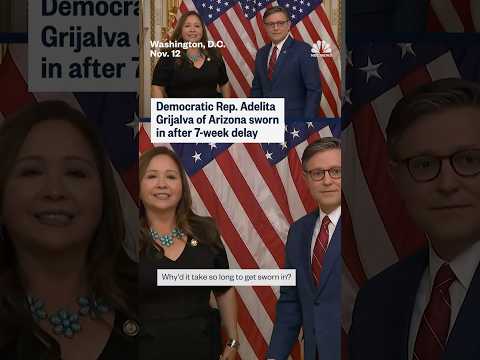 Democratic Rep. Adelita Grijalva of Arizona sworn in after 7