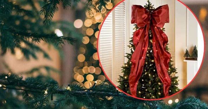 Tendencias para Navidad 2025: cambia la clásica estrella por un moño gigante en la punta del árbol