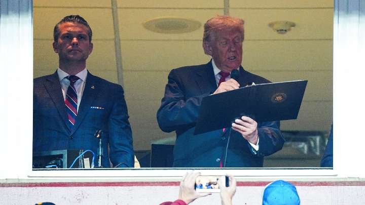 Watch: Trump booed by NFL fans during historic appearance at Commanders