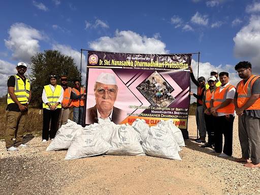 DSNDP Volunteers Remove 210 Pounds of Trash in Needville, Texas.