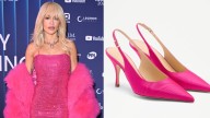 Rita Ora Styles Bold Hot Pink Slingbacks for the MITS 2025