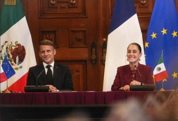 Nuestro interés es fortalecer la relación con Francia: presidenta Claudia Sheinbaum Pardo en encuentro con empresarios franceses.