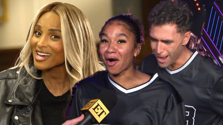 'DWTS': Jordan Chiles and Ezra Sosa React to Surprise Message From Ciara After Dancing to 'Get Up'