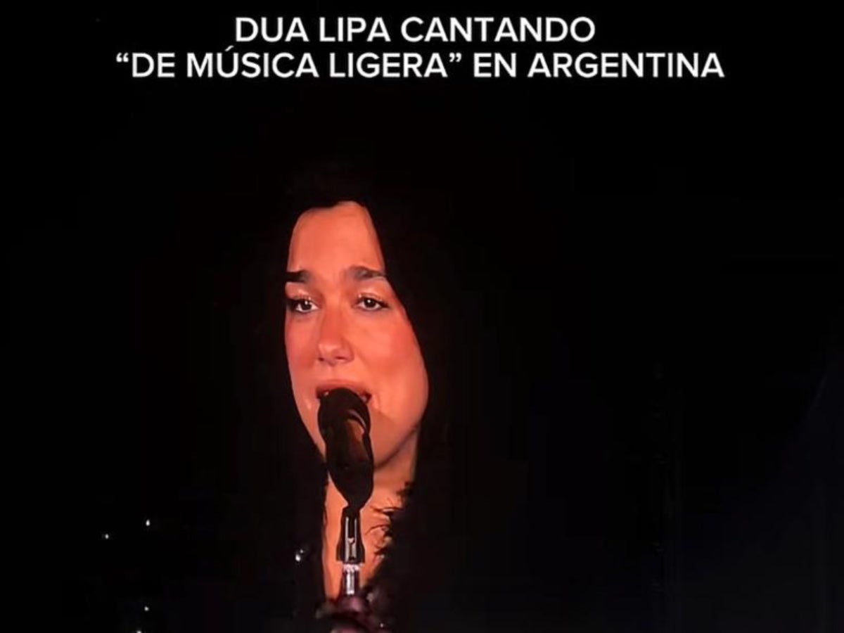 Dua Lipa sorprendió con “De Música Ligera” y conquistó al público argentino