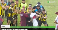 Video: Batalla campal y escándalo en Madryn tras el triunfo sobre Morón