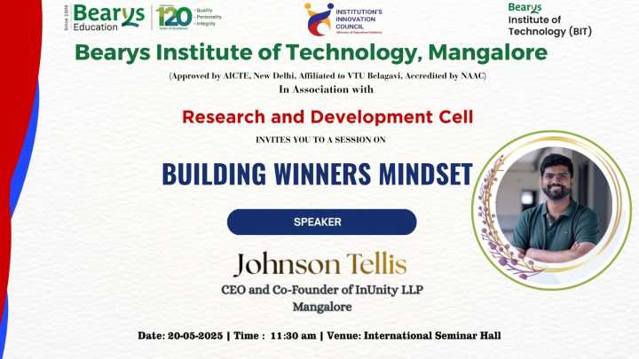 BIT hosts motivational session on “Building Winners Mindset” for...
