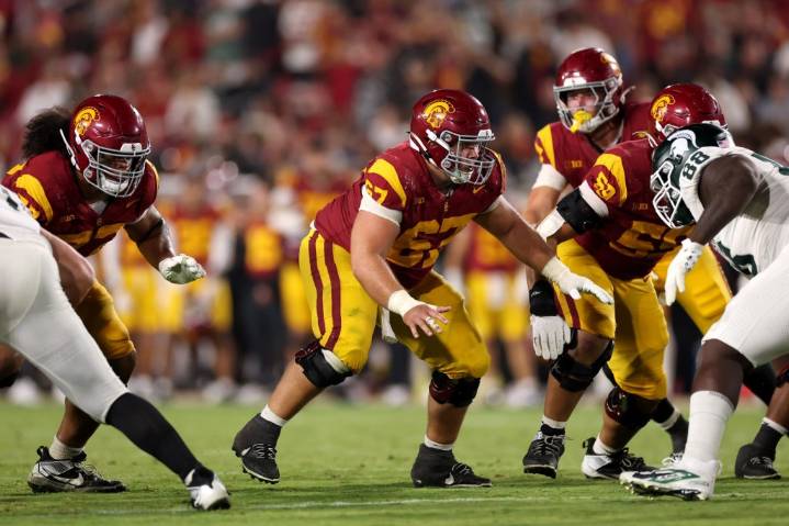 How Zach Hanson built USC’s unbreakable offensive line