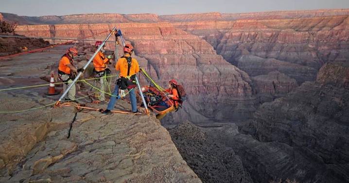 Grand Canyon horror as 65-year-old slips and plunges 130ft to his death