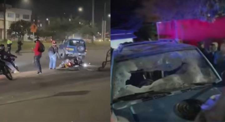 Conductor embiste motocicletas en Bogotá y es linchado ¿iba conduciendo bajo efectos del alcohol?