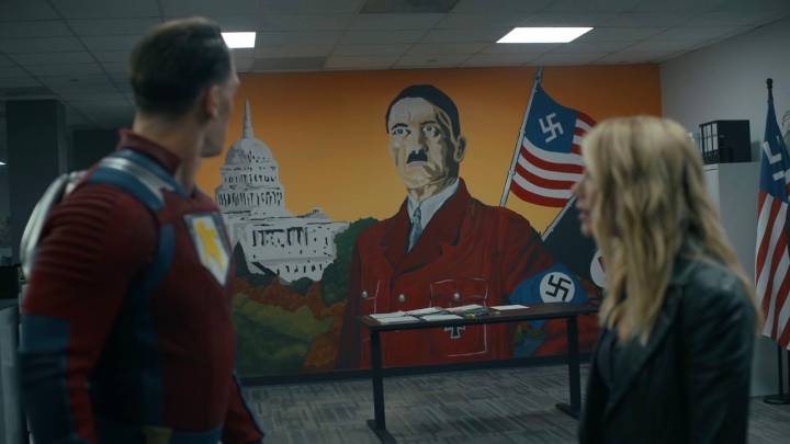 Peacemaker’s Nazi Earth Reveal Was One Of Season 2’s Most Shocking Moments, And I Just Learned A Wild Fact About That Hitler Mural