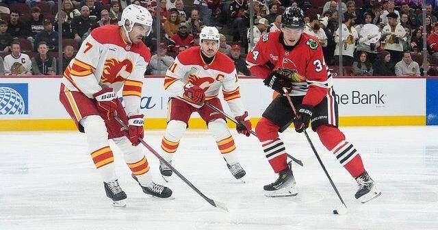 Connor Bedard scores 3 times as Blackhawks smother Flames 5
