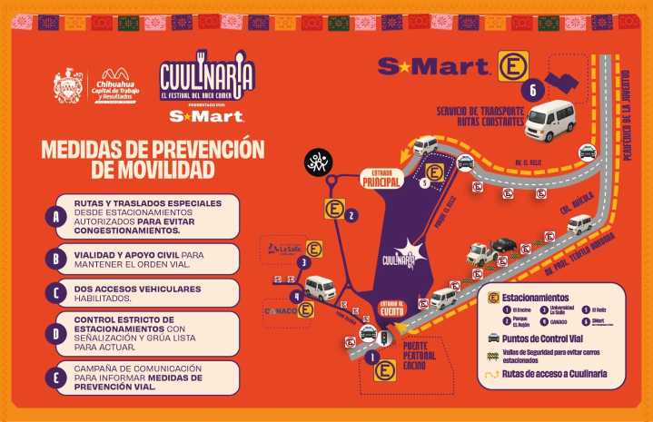 Mira el operativo vial para CUUlinaria 2025