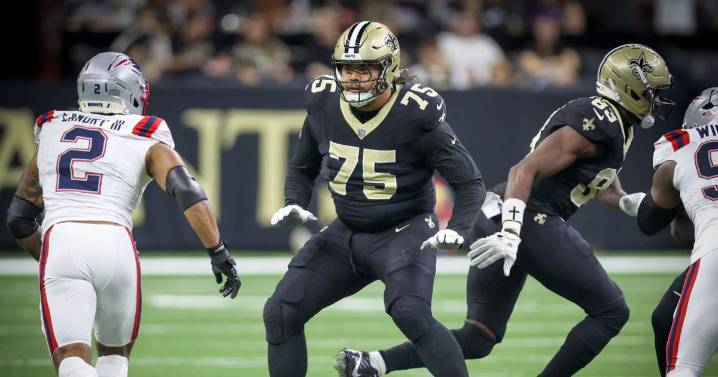 Taliese Fuaga exits Saints loss to Rams with an ankle injury