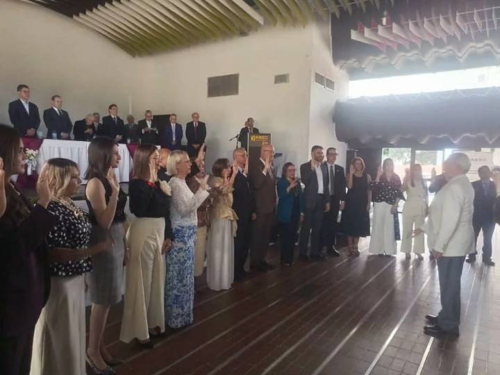 Nizar Richani anunció expansión de Asociación de Ejecutivos al ser juramentado  presidente junto a directiva 2025