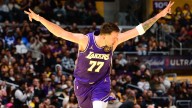 Lakers' Doncic calls out slippery court after win over Clips