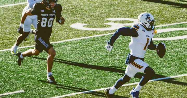 Weber State spoils NAU football’s playoff hopes in Red Rock Rivalry game