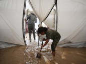 Powerful storms, floods bring new challenges to Palestinians in Gaza