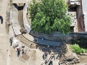 Orán: Avanza la obra de canal de desagüe en Dorrego y Mario Silva