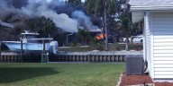 Fire at Sarasota residence