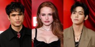 Madelaine Petsch Reunites With Bestie Charles Melton at TirTir LA Pop Up With BTS’ V & More! | Charles Melton, Emily Alyn Lind, Isabela Merced, Madelaine Petsch, Shopping, v | Celebrity News and Gossi