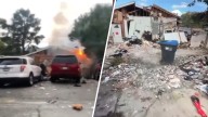 ‘Roof is blown up.' 911 captures terror during Chino Hills house explosion