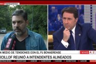 Los imperdibles gestos de Feinmann mientras Bianco bajaba línea contra Milei y Trump en plena interna del PJ