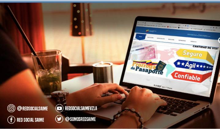 Saime activa en su web autogestión de Certificación de Movimientos Migratorios