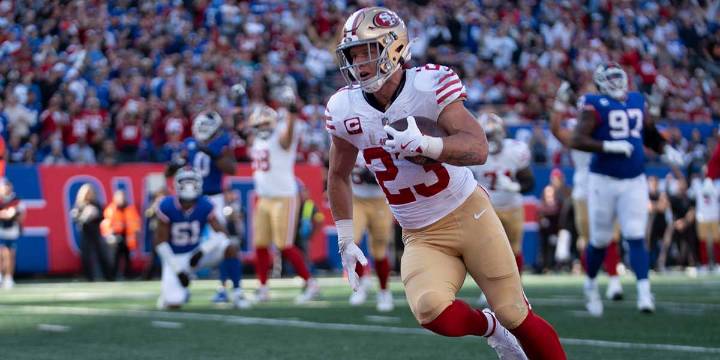 49ers’ Christian McCaffrey was extra slippery vs. Panthers, and he’s poised to smash a personal career high