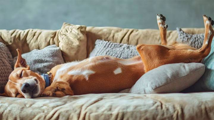 ¿Qué significa cuando tu perro duerma panza arriba?: lo que revelan los especialistas