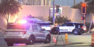 Driver arrested, officer injured after police pursuit east of Las Vegas Strip