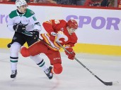 Flames return forward call-up Sam Morton to AHL’s Wranglers