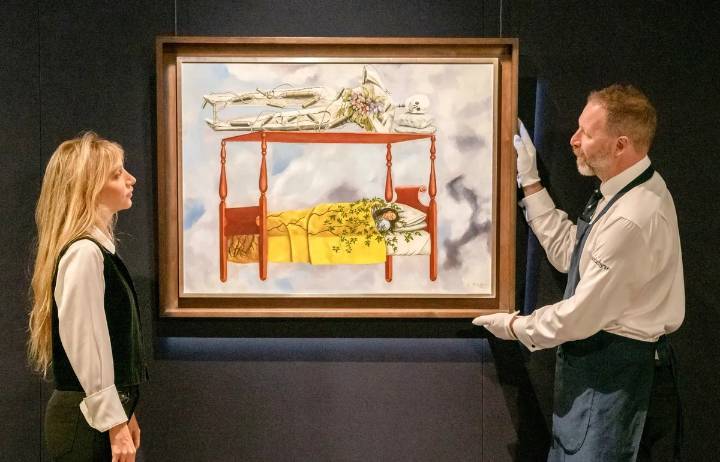 En 5 minutos, subastan cuadro de Frida Kahlo en 54.6 mdd, un récord para una artista femenina