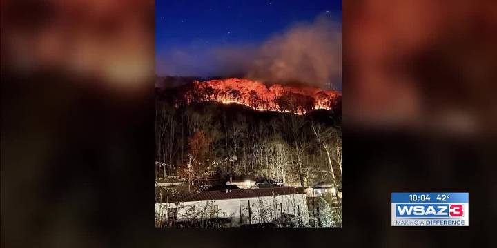 Crews battle forest fire in Logan County