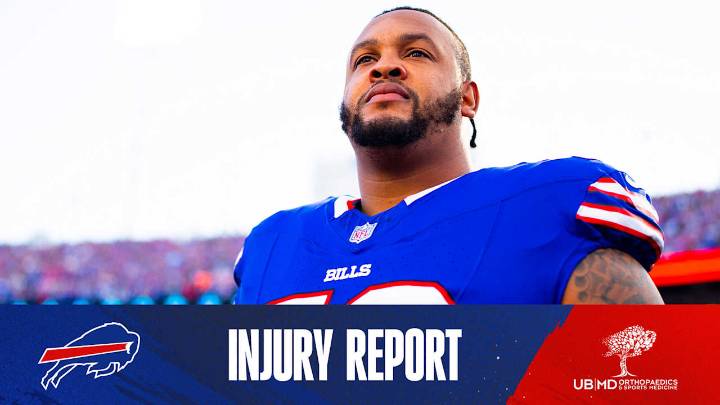 Buffalo Bills Injury Report vs. Steelers