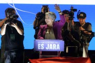 Candidata chilena Jara cierra campaña con acto masivo en Maipú