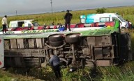 Trágico vuelco de un colectivo en Ruta 2: iban a un encuentro que encabezaría Kicillof