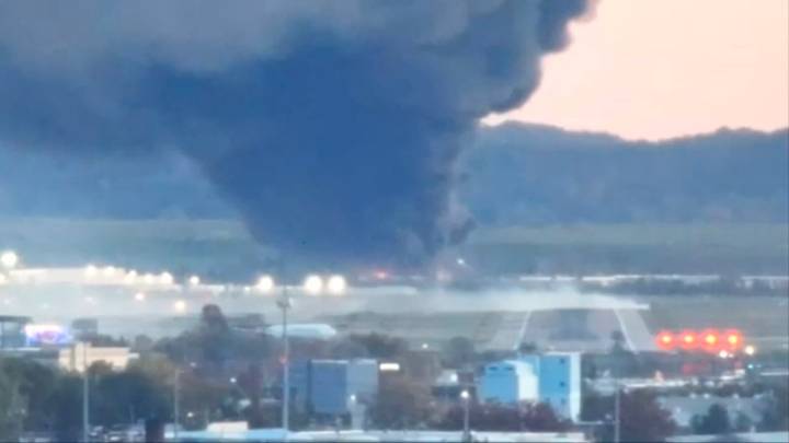 UPS cargo plane crashes near Louisville airport, emergency shelter