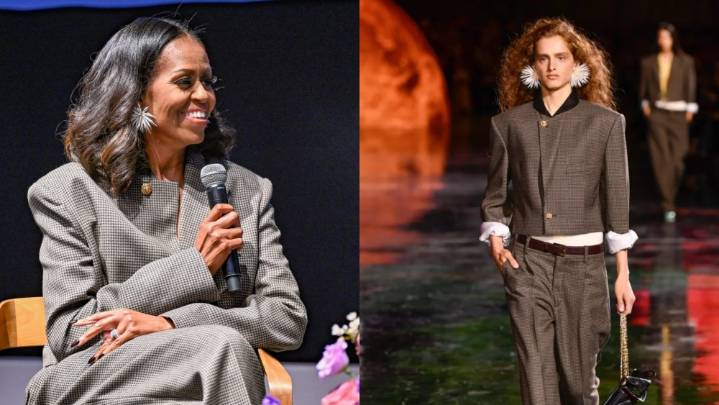 Michelle Obama Suits up in Chanel for Her ‘The Look' Book Tour