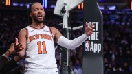 Knicks star Jalen Brunson’s GIF reaction to Cam Skattebo blasting MSG WWE RAW haters