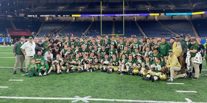 Jackson Lumen Christi football captures its fourth straight state title with a 28