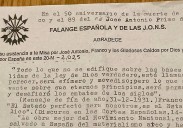 La misa franquista de León tuvo «simbología política» y «propaganda falangista»