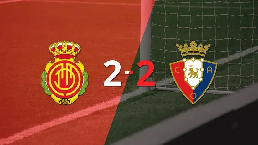 LaLiga EA Sports: Con doblete de Vedat Muriqi, Mallorca empató con Osasuna 2