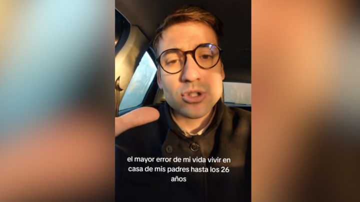 Ignacio: "Viví en casa de mis padres hasta los 26 años y eso fue un error, entre los 18 y los 20 tienes un margen para irte, pagar tu alquiler..."
