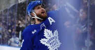 Leafs winger William Nylander makes amends for early gaffe with stunning OT winner