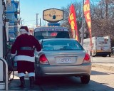 Fueling up for the long drive back to the North Pole