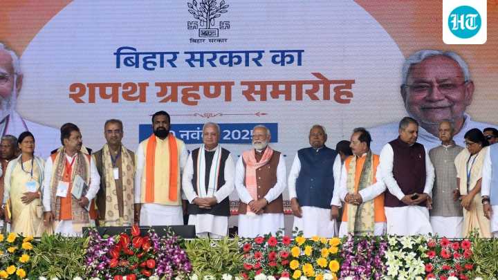 Bihar cabinet list: Dilip Jaiswal, Nitin Nabin among ministers in team Nitish