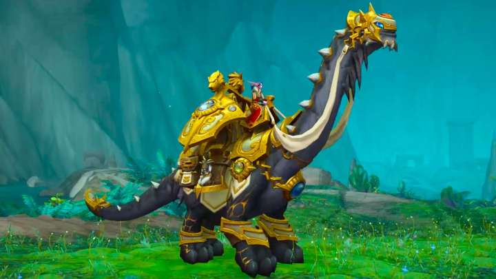 Blizzard hit the $90 dinosaur mount emergency button to fill the gap before the next WoW expansion and players are already dumping millions of gold into the ether to buy it