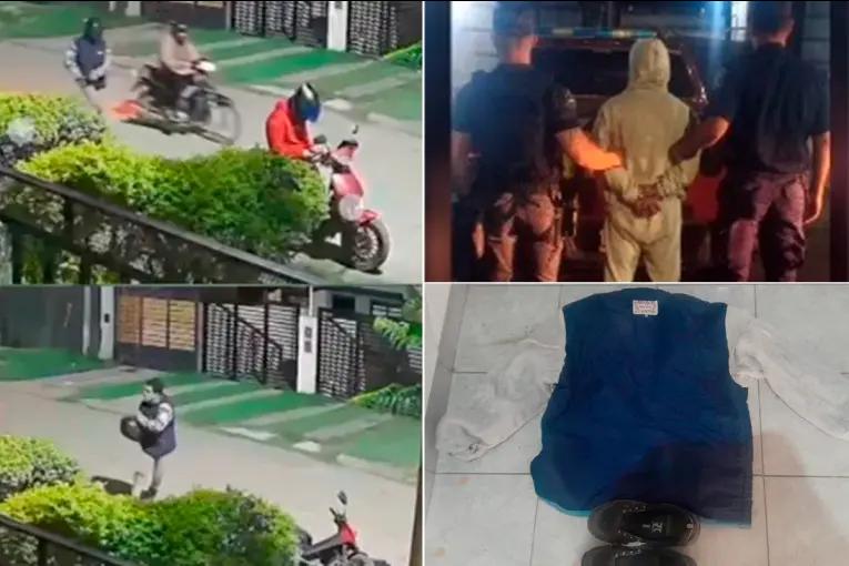 Detuvieron a uno de los delincuentes que intentó apuñalar a un hombre para robarle la moto