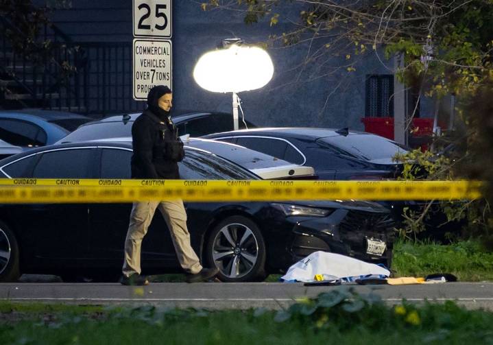 Police search for shooter after 4 are killed and 11 wounded in shooting in Stockton, California